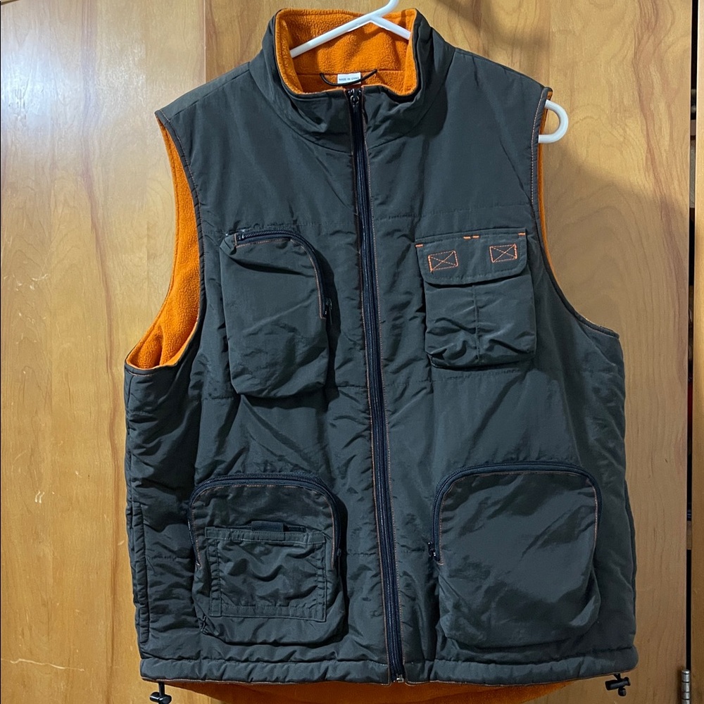 Canyon River Blues Green Vest with Orange Interior